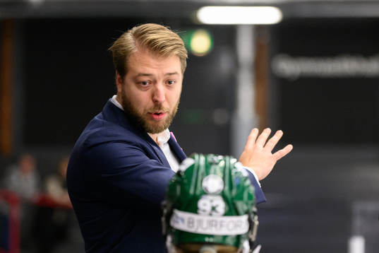 Frölundas assisterande tränare Marcus Anselm