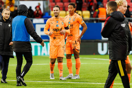 AFC Eskilstunas Abdelkarim Mammar Chaouche jublar