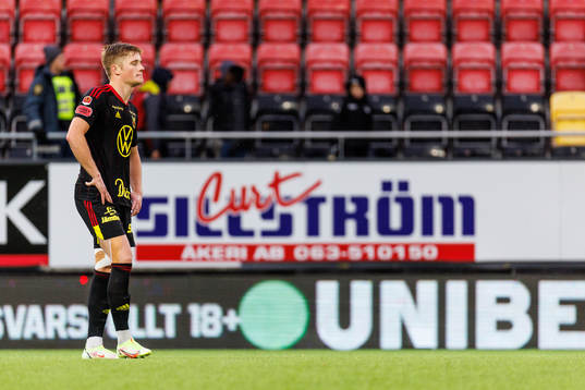 Östersunds Sebastian Karlsson Grach deppar