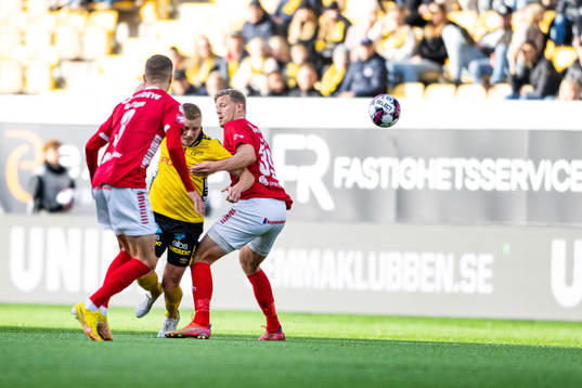Elfsborgs Per Frick och Kalmars Lars Saetra