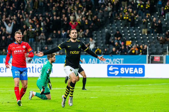AIKs Zachary Elbouzedi jublar