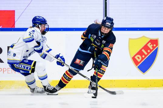 Leksands Agnez Svensson och Djurgårdens Lova Blom