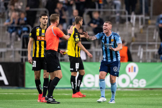 Djurgårdens Victor Edvardsen reagerar på domslut av