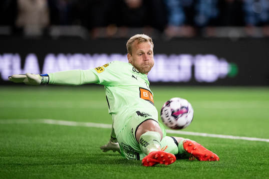 Häckens målvakt Peter Abrahamsson