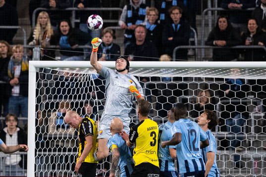 Djurgårdens målvakt Jacob Widell Zetterström