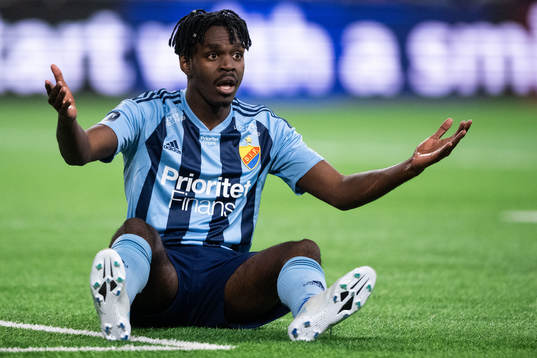 Djurgårdens Joel Asoro reagerar på domslut