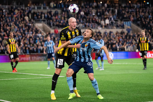 Häckens Valgeir Fridriksson och Djurgårdens Pierre