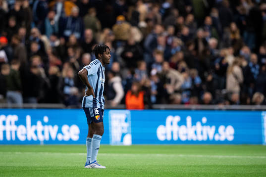 Djurgårdens Joel Asoro deppar