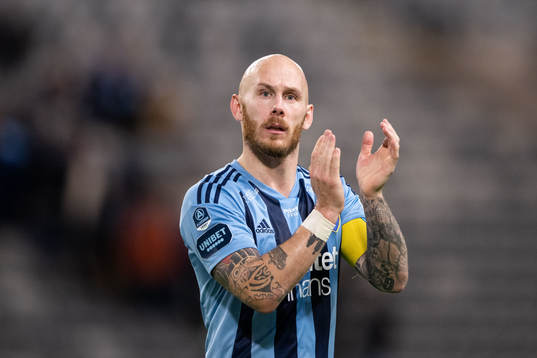Djurgårdens Magnus Eriksson deppar