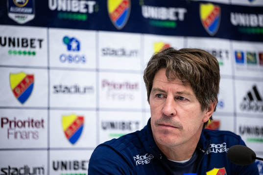 Djurgårdens tränare Thomas Lagerlöf