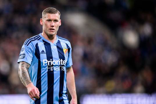 underDjurgårdens Victor Edvardsen  fotbollsmatchen i