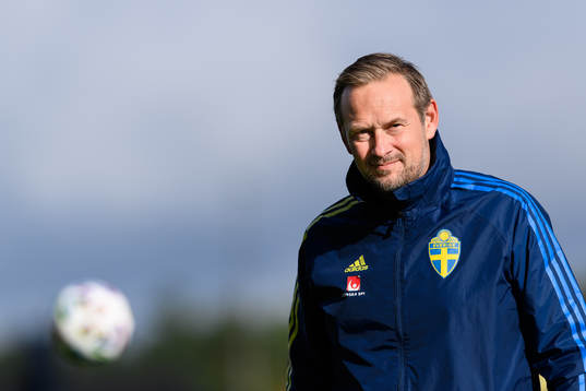 Sveriges förbundskapten Martin Qvarmans Möller
