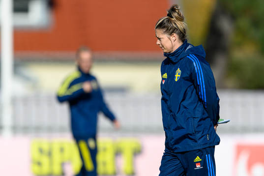 Sveriges tränare Johanna Almgren