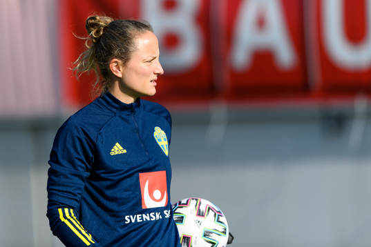 Sveriges målvaktstränare Sofia Lundgren
