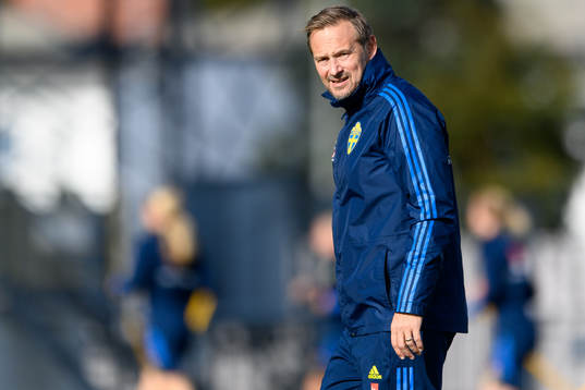 Sveriges förbundskapten Martin Qvarmans Möller