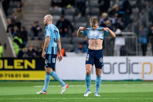 Djurgårdens Rasmus Schuller deppar