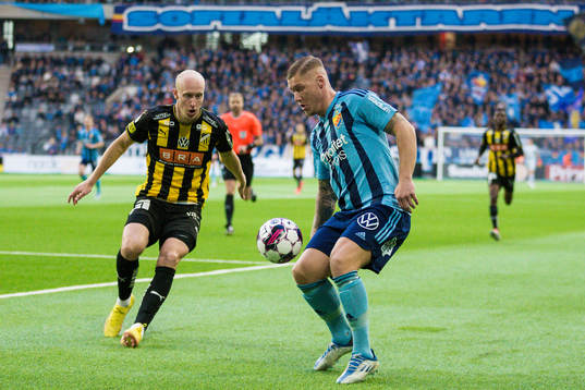 Häckens Valgeir Lunddal Fridriksson och Djurgårdens