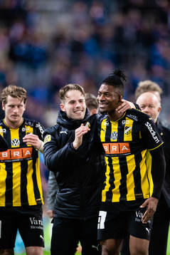 Häckens Lars Olden Larsen och Blair Sebastian Turgott