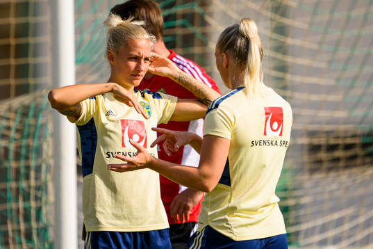 Nathalie Björn of the Swedish women's national football