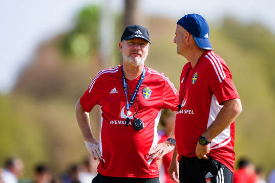 Head coach Peter Gerhardsson and assistant coach Magnus