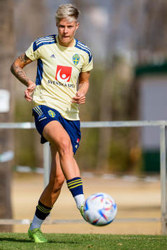 Amanda Nilden of the Swedish women's national football team