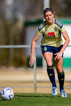 Olivia Schough of the Swedish women's national football