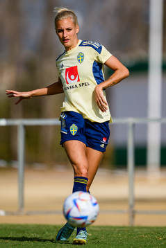 Nathalie Björn of the Swedish women's national football
