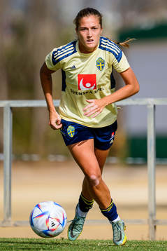 Filippa Angeldahl of the Swedish women's national football