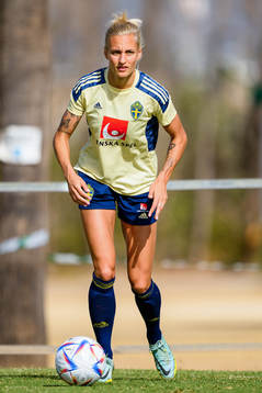 Nathalie Björn of the Swedish women's national football