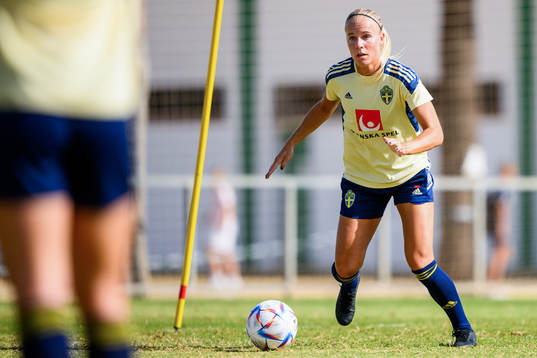 Stina Lennartsson of the Swedish women's national football
