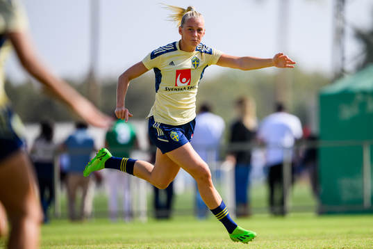 Stina Blackstenius of the Swedish women's national football