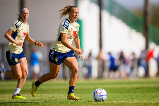 Hanna Bennison of the Swedish women's national football