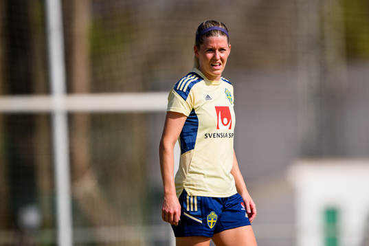 Olivia Schough of the Swedish women's national football
