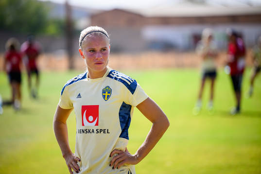 Stina Lennartsson of the Swedish women's national football