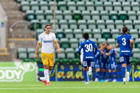 IFK Göteborgs Eman Markovic deppar