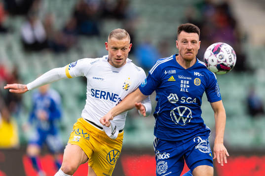 IFK Göteborgs Erik Sorga och GIF Sundsvalls Alexander