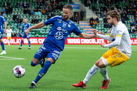 GIF Sundsvalls Robert Lundström och IFK Göteborgs Gustaf