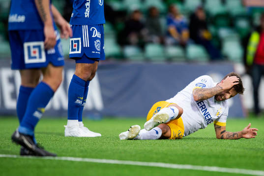 IFK Göteborgs Mattias Bjärsmyr deppar