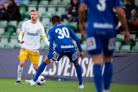 IFK Göteborgs Sebastian Eriksson och GIF Sundsvalls Joe