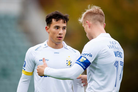 IFK Göteborgs Hussein Carneil och Oscar Wendt