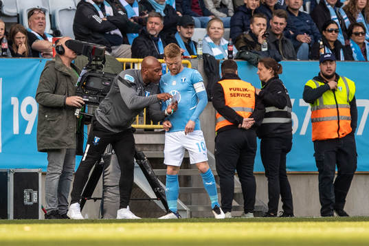 Malmö FFs assisterande tränare Jeffrey Aubynn och Anders