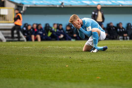 Malmö FFs Anders Christiansen deppar