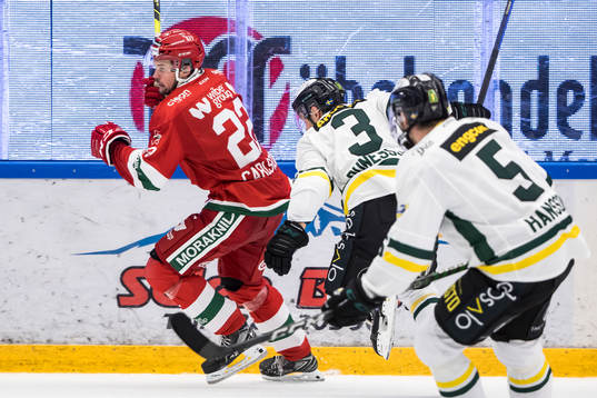 Moras Måns Carlsson och Östersunds Albin Runesson