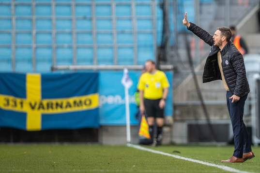 Värnamos tränare Kim Hellberg