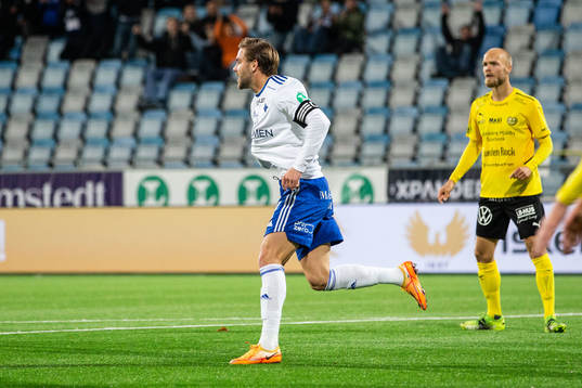 IFK Norrköpings Christoffer Nyman jublar
