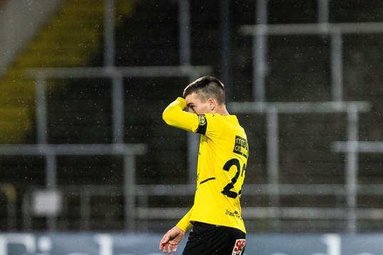 Mjällbys Jesper Gustavsson deppar