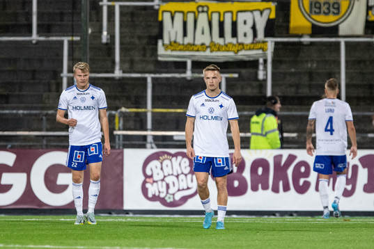 IFK Norrköpings Andri Lucas Gudjohnsen och Jacob Ortmark