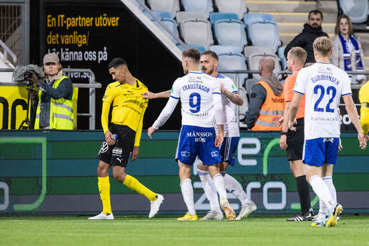 Mjällbys Amir Al-Ammari tilldelas rött kort