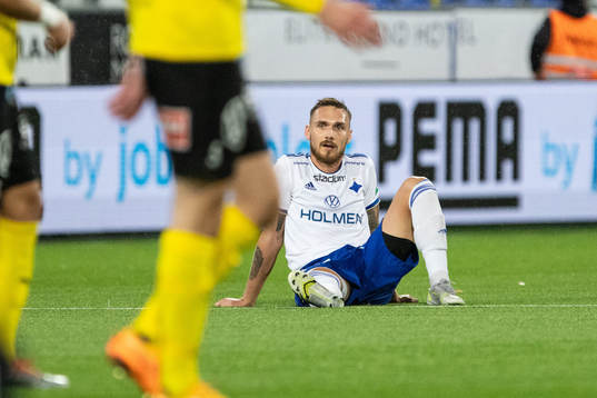 IFK Norrköpings Linus Wahlqvist Egnell deppar