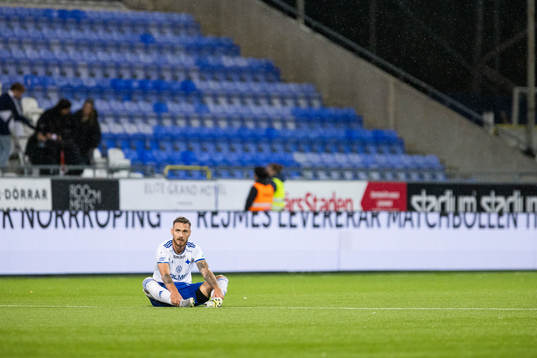 IFK Norrköpings Linus Wahlqvist Egnell deppar